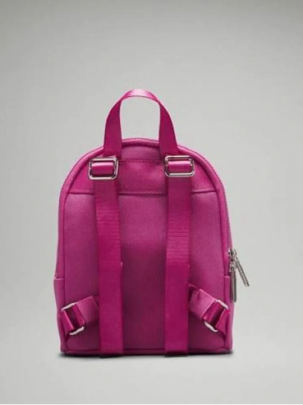 Lululemon Pow Pink Knit Nylon Micro Backpack